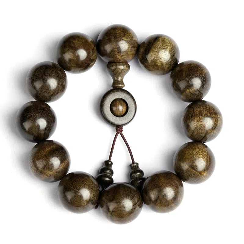 仙作美 乌木 金丝楠小叶桢楠 手串 男款 阴沉木