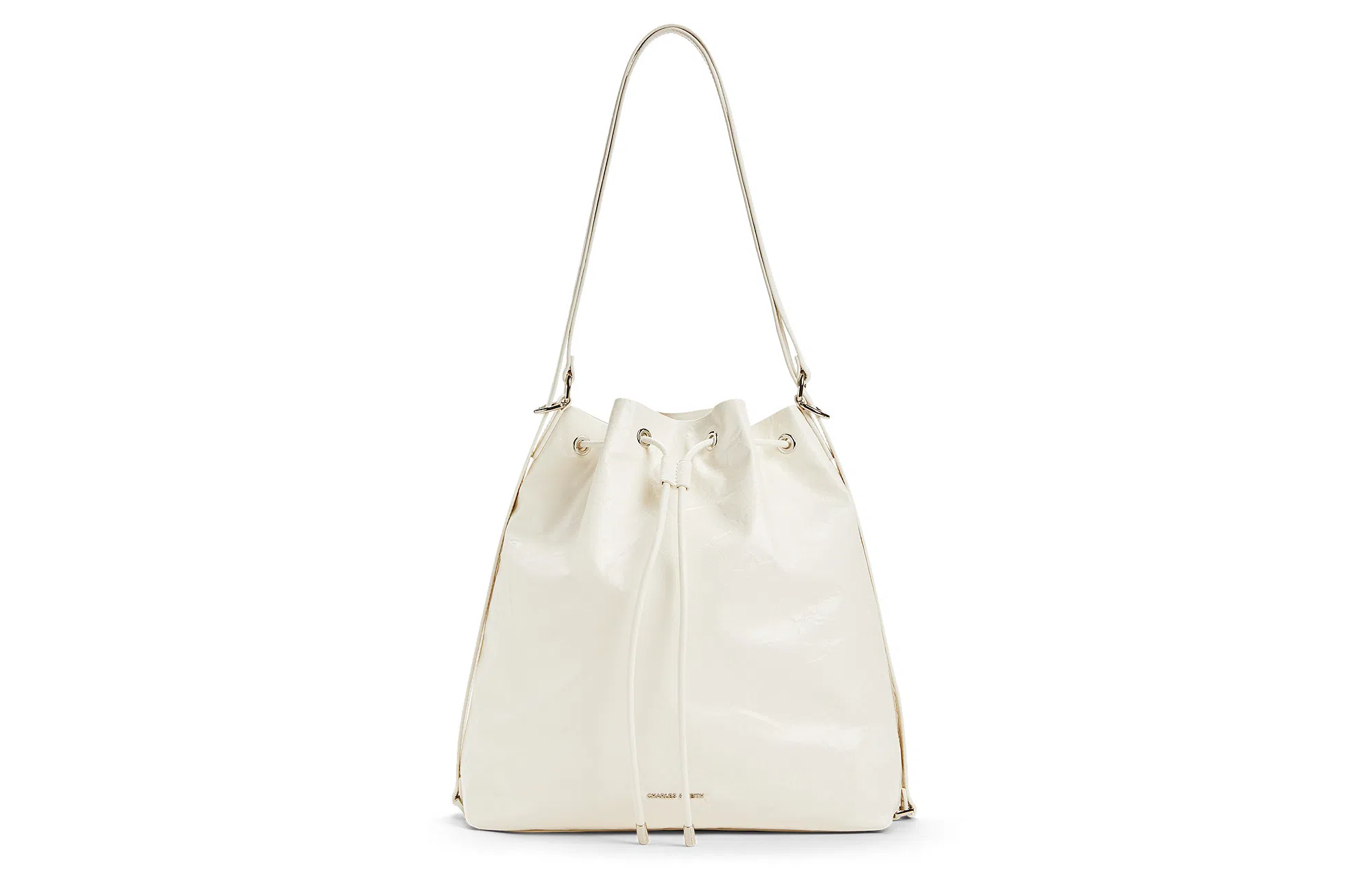 Charles & Keith Noir/Cream/Dark Brown
