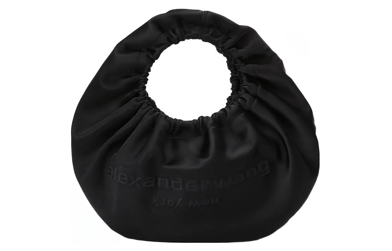 Alexander Wang Satin Top Handle Bag Black