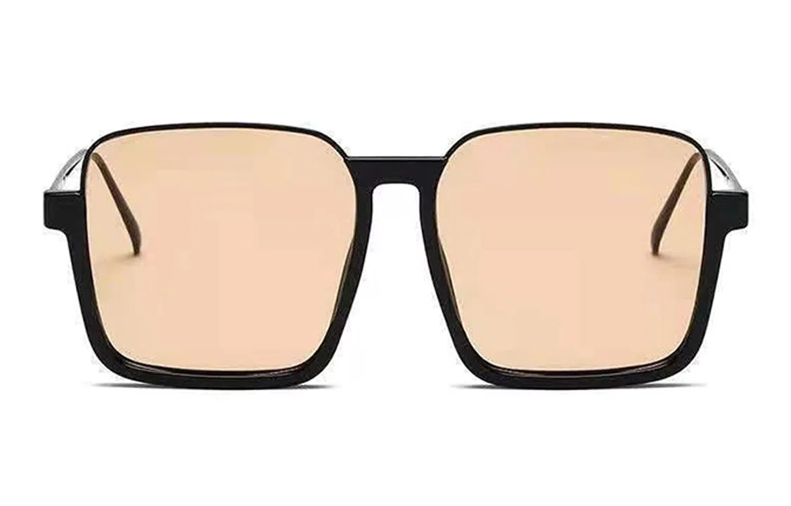 优幽兰 旅行户外街拍遮脸防晒开车骑行防紫外线 方形 太阳眼镜 男女同款情侣款