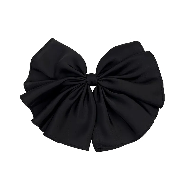 左欧 头盘发气质大顶夹一字夹蝴蝶结发头饰后脑勺 发夹 女款