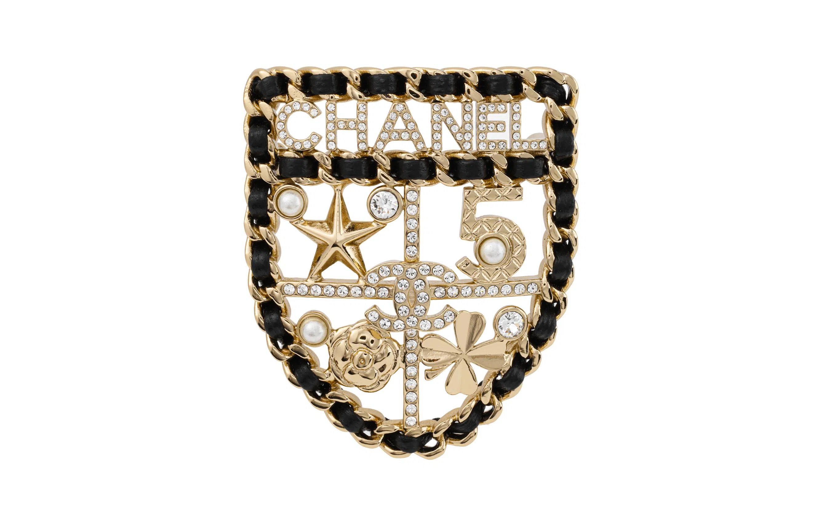 CHANEL Brooch Gold