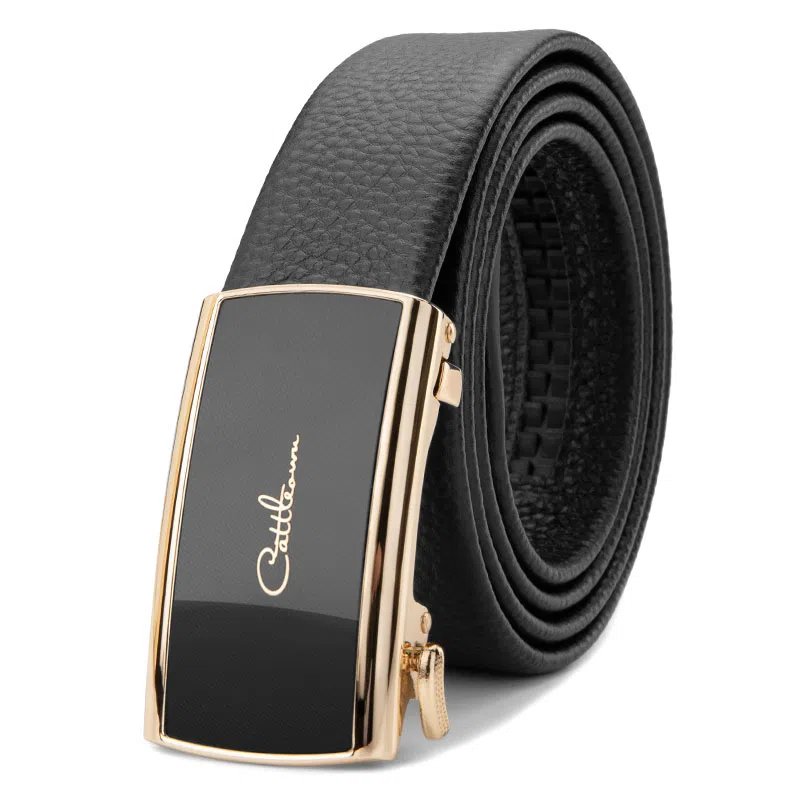 牛当家 内穿自动扣软皮商务 皮带 男款