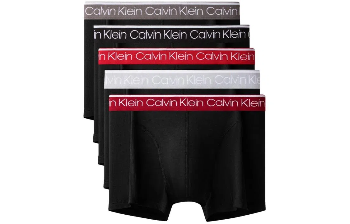 Calvin Klein Low Rise Briefs 5-Pack Space Black