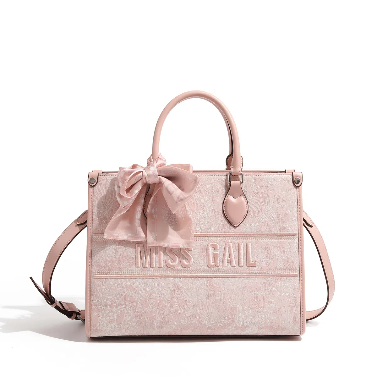 MISS GAIL Embroidered Tote Bag