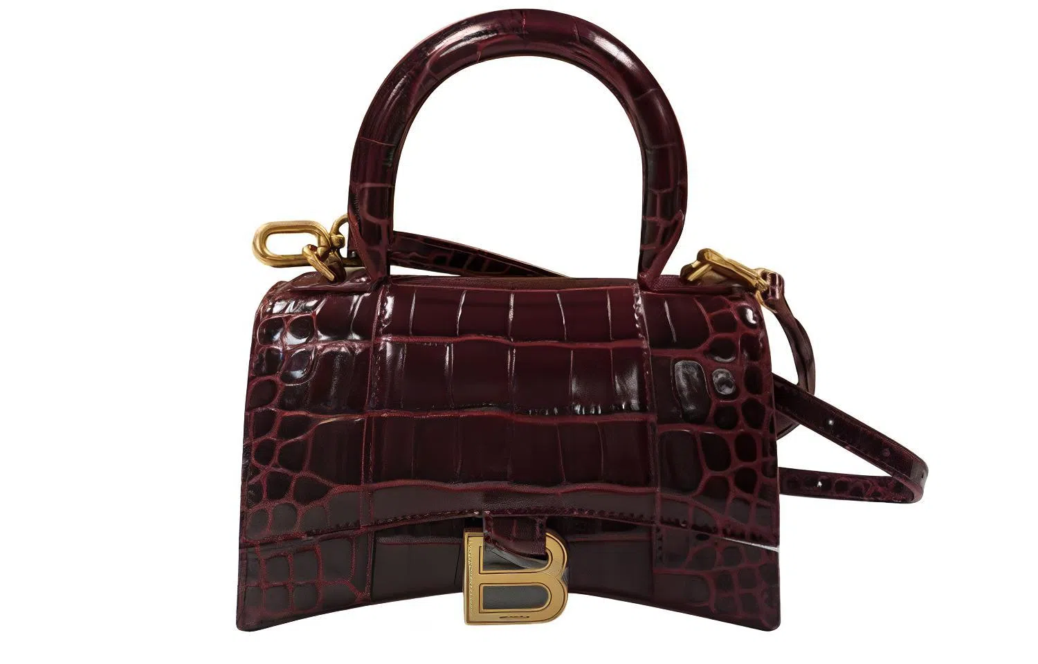 Balenciaga Hourglass Deep Red