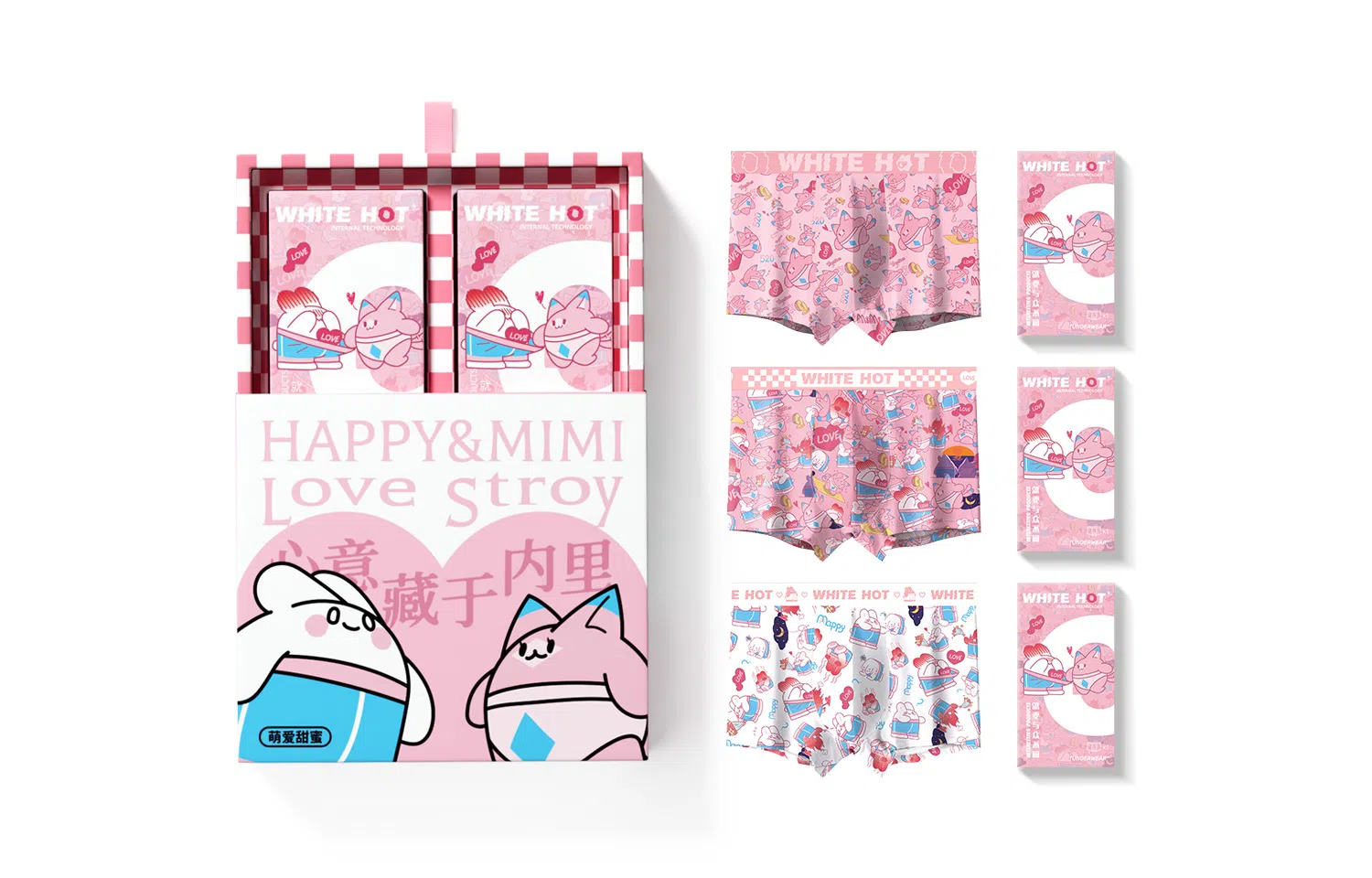 WHITE HOT x happymimi