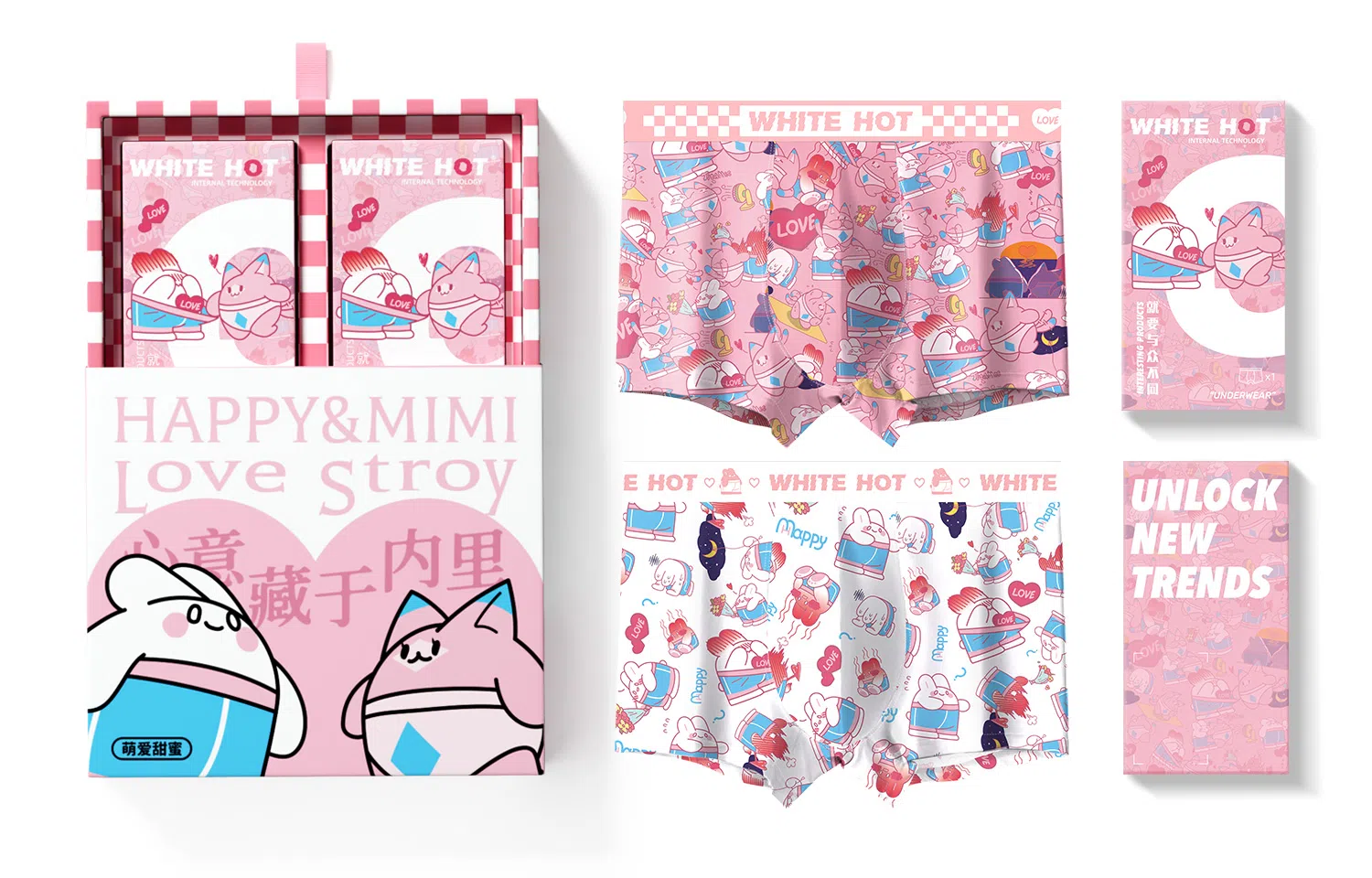 WHITE HOT x happymimi