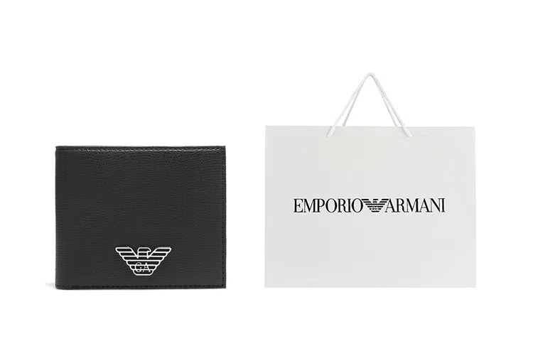 Emporio Armani Eagle Logo Foldable Wallet
