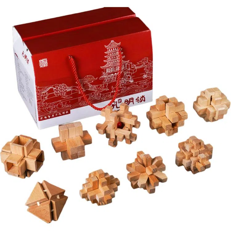 乐智由我 孔明锁鲁班锁 玩具