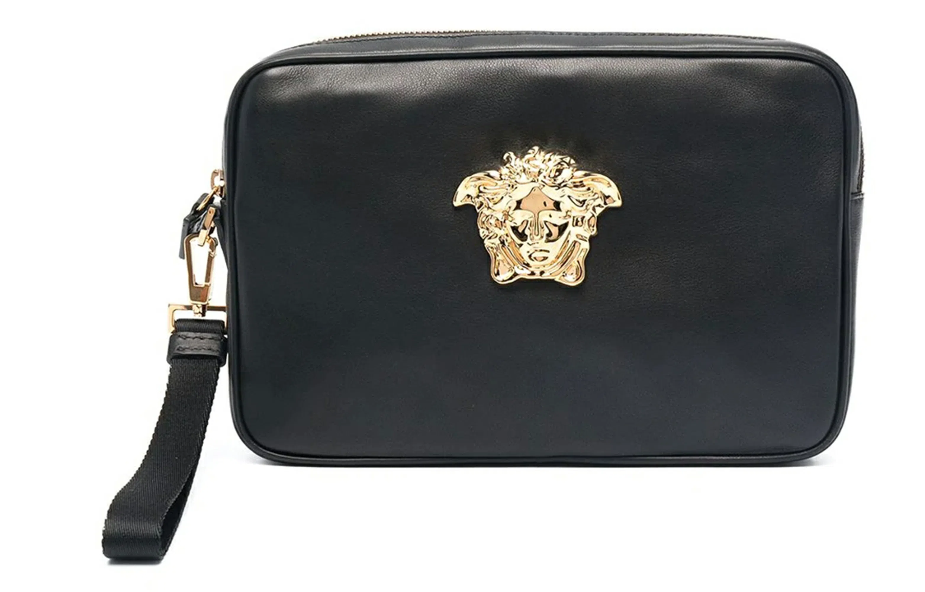 Versace Medusa Zip Wallet Black