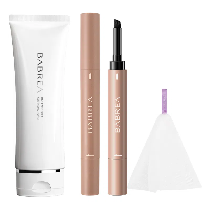 芭贝拉 氨基酸温和乳眉膏组合 清洁