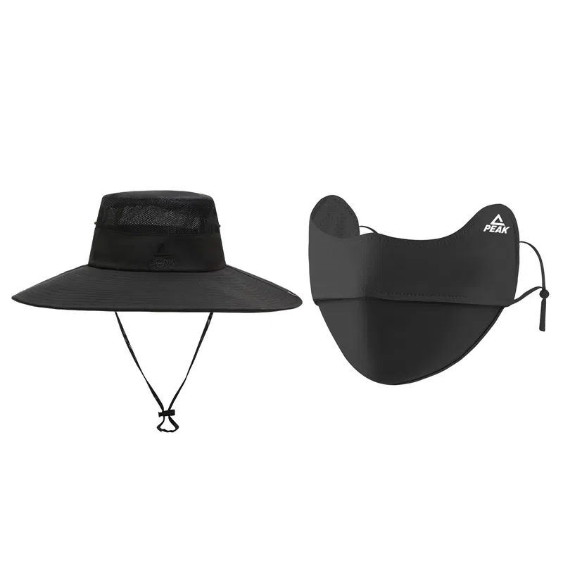 匹克 遮阳 户外徒步登山大帽檐可卷边防晒 聚酯纤维 渔夫帽 男女同款情侣款