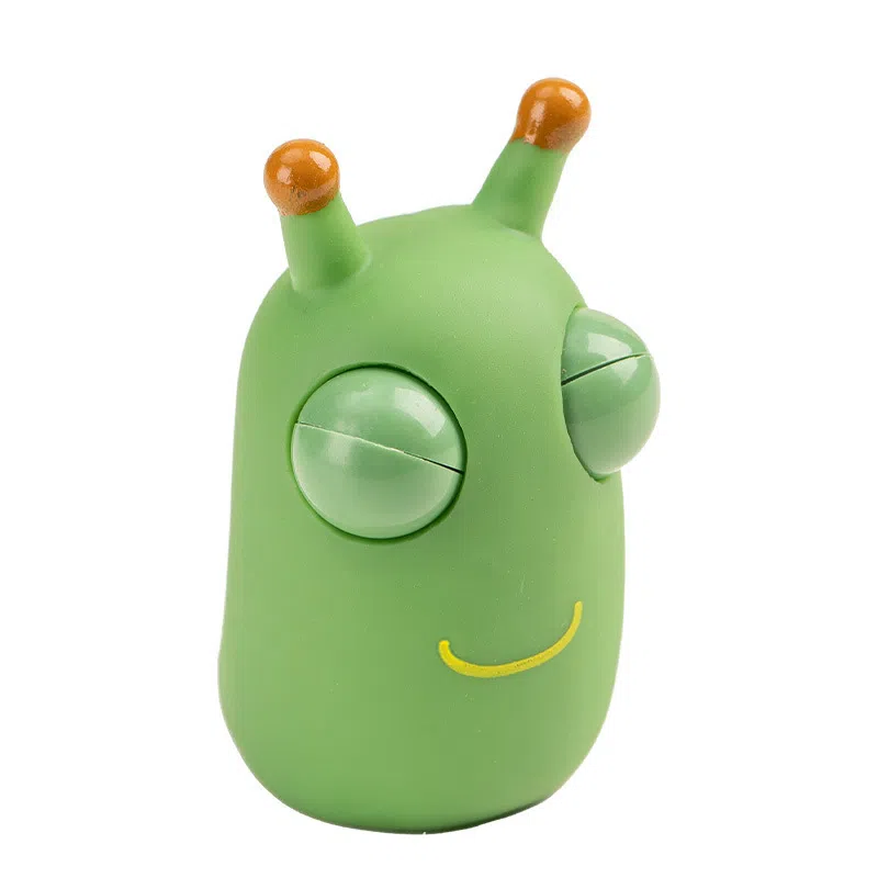 一点潮玩 菜虫瞪眼捏捏乐 解压整蛊 玩具