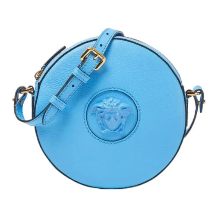 Versace La Medusa Chain Bag Blue