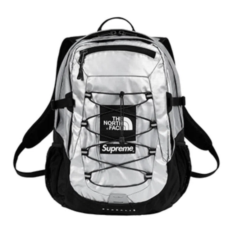 Supreme SS18 Metallic Borealis Logo