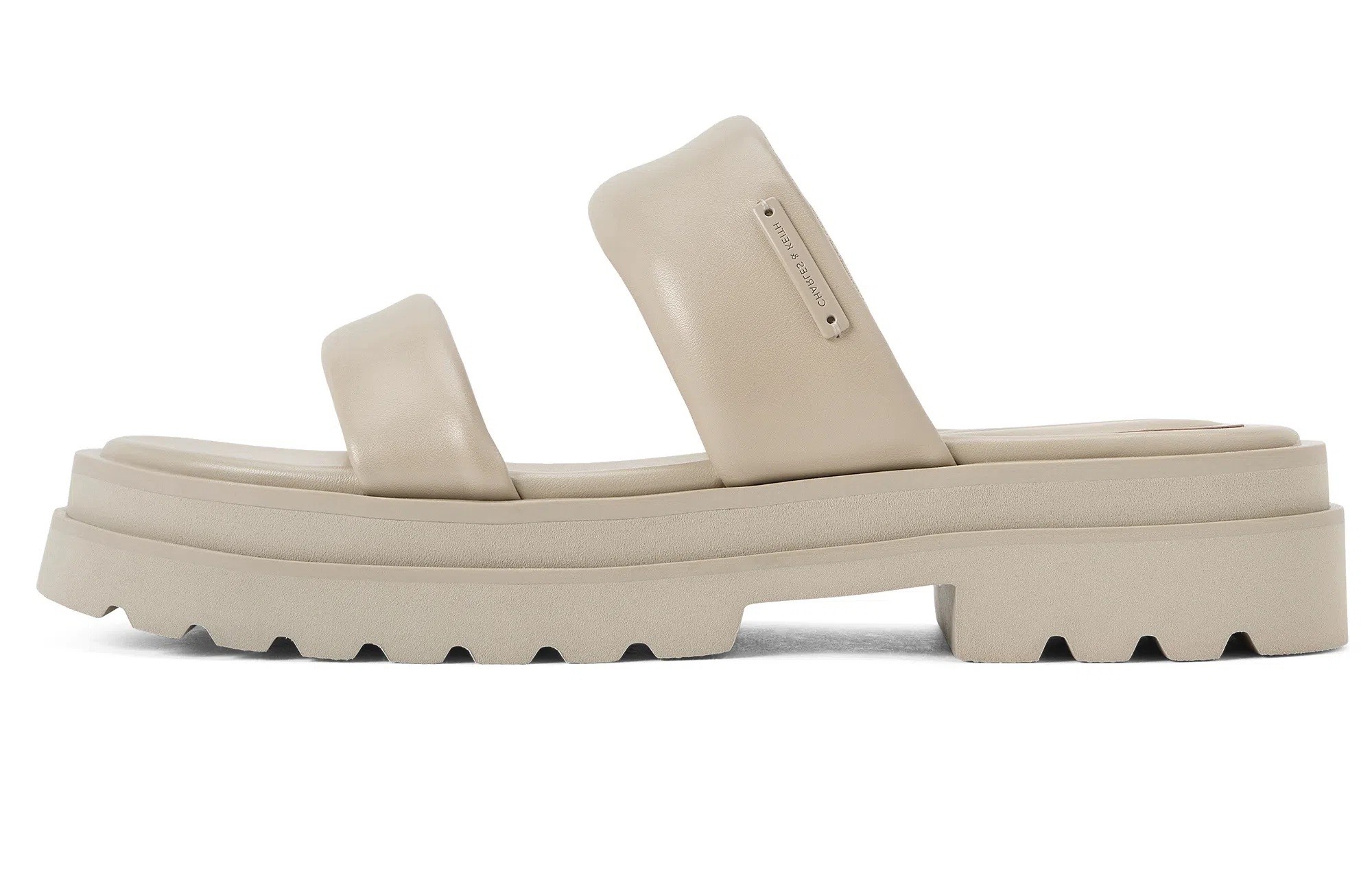 CHARLESKEITH ck PU EVA 4.2cm TaupeLight BlueBlack