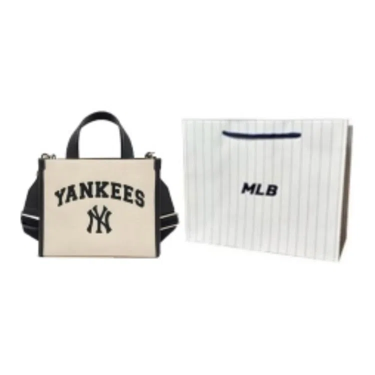 MLB Yankees Tote Bag Black/White
