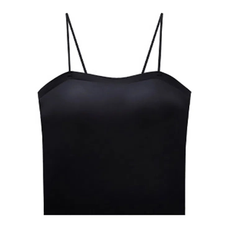 睦隆世家 无痕带胸垫运动亲肤吊带 女款