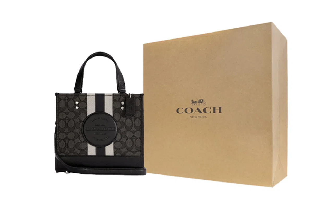 COACH Dempsey 22 Logo Tote