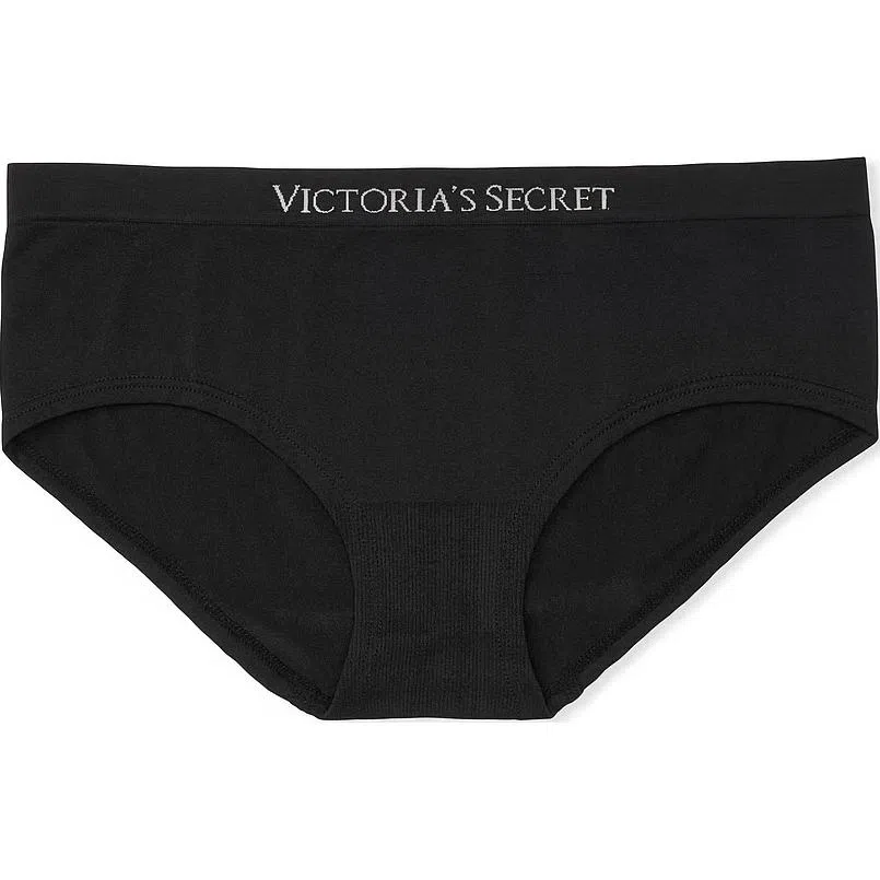 Victoria's Secret Seamless Hiphugger Panty Black 1