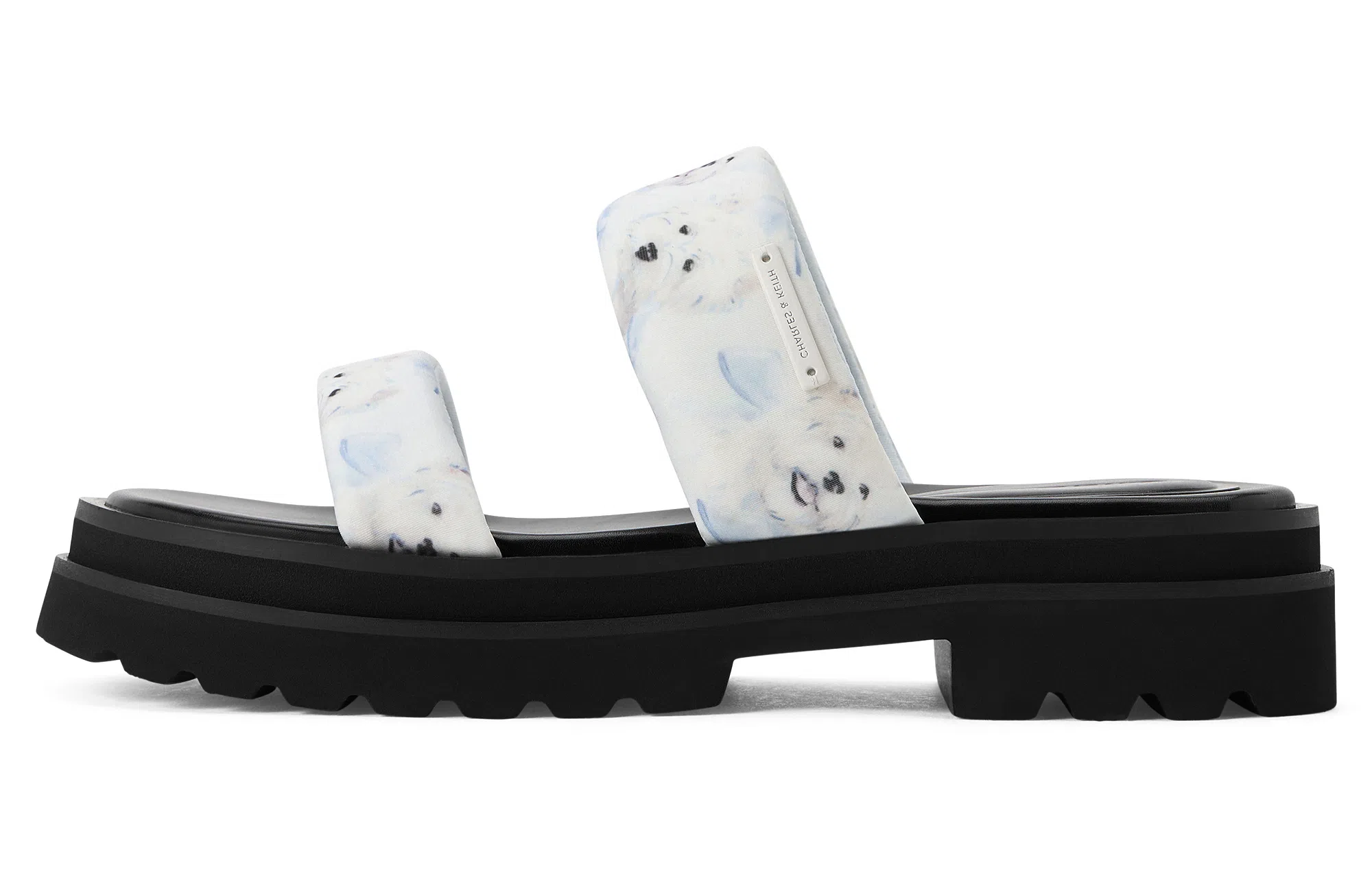 CHARLESKEITH ck PU EVA 4.2cm TaupeLight BlueBlack