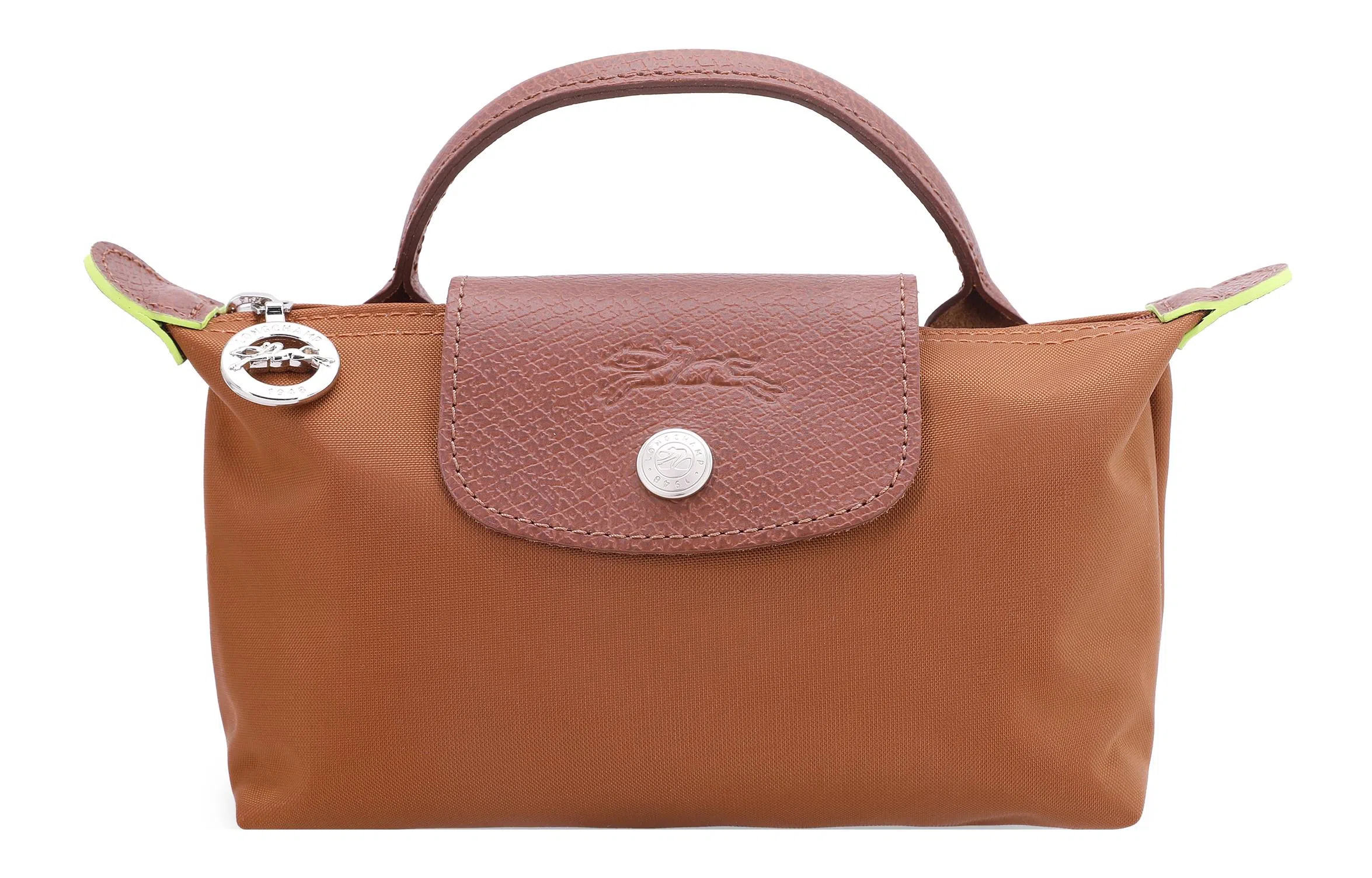 LONGCHAMP Le Pliage Green 17 Brandy