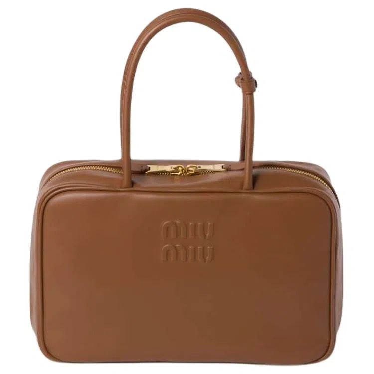 Miu Miu Cognac Leather Bag