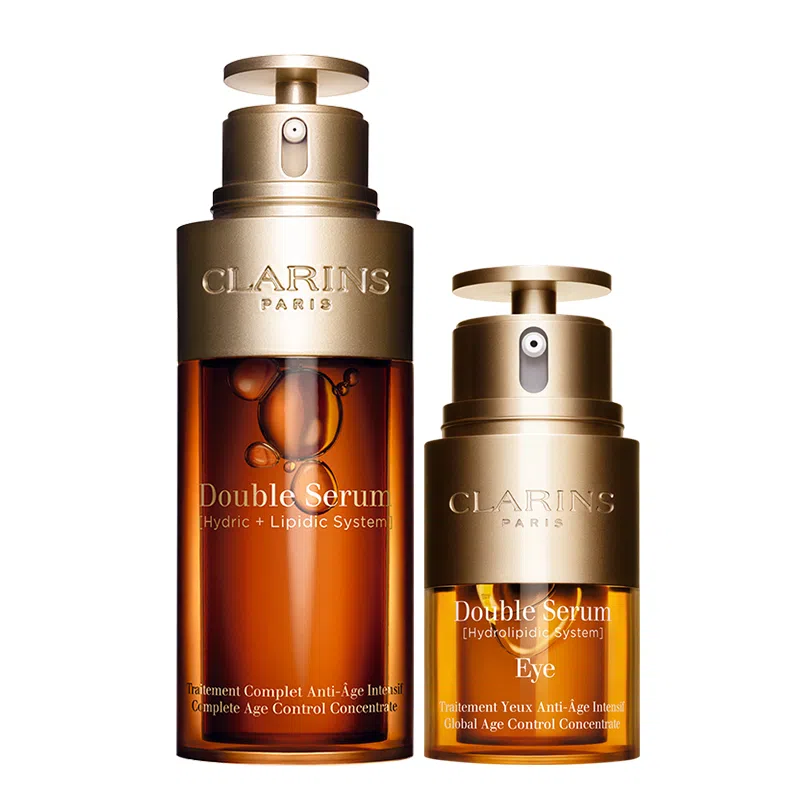 娇韵诗 双萃焕活眼面精华 两件套 紧致提拉修护肌肤#送女生