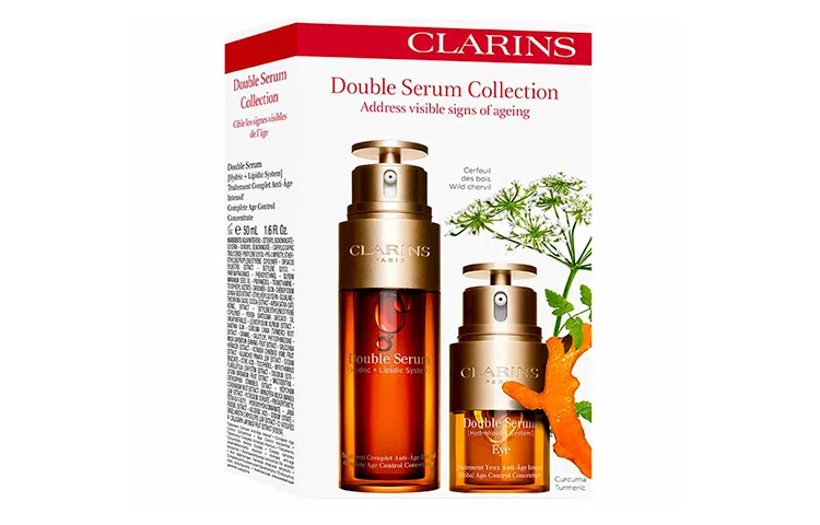 娇韵诗 双萃焕活眼面精华 两件套 紧致提拉修护肌肤#送女生