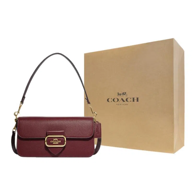 COACH Morgan 27 Cherry Red