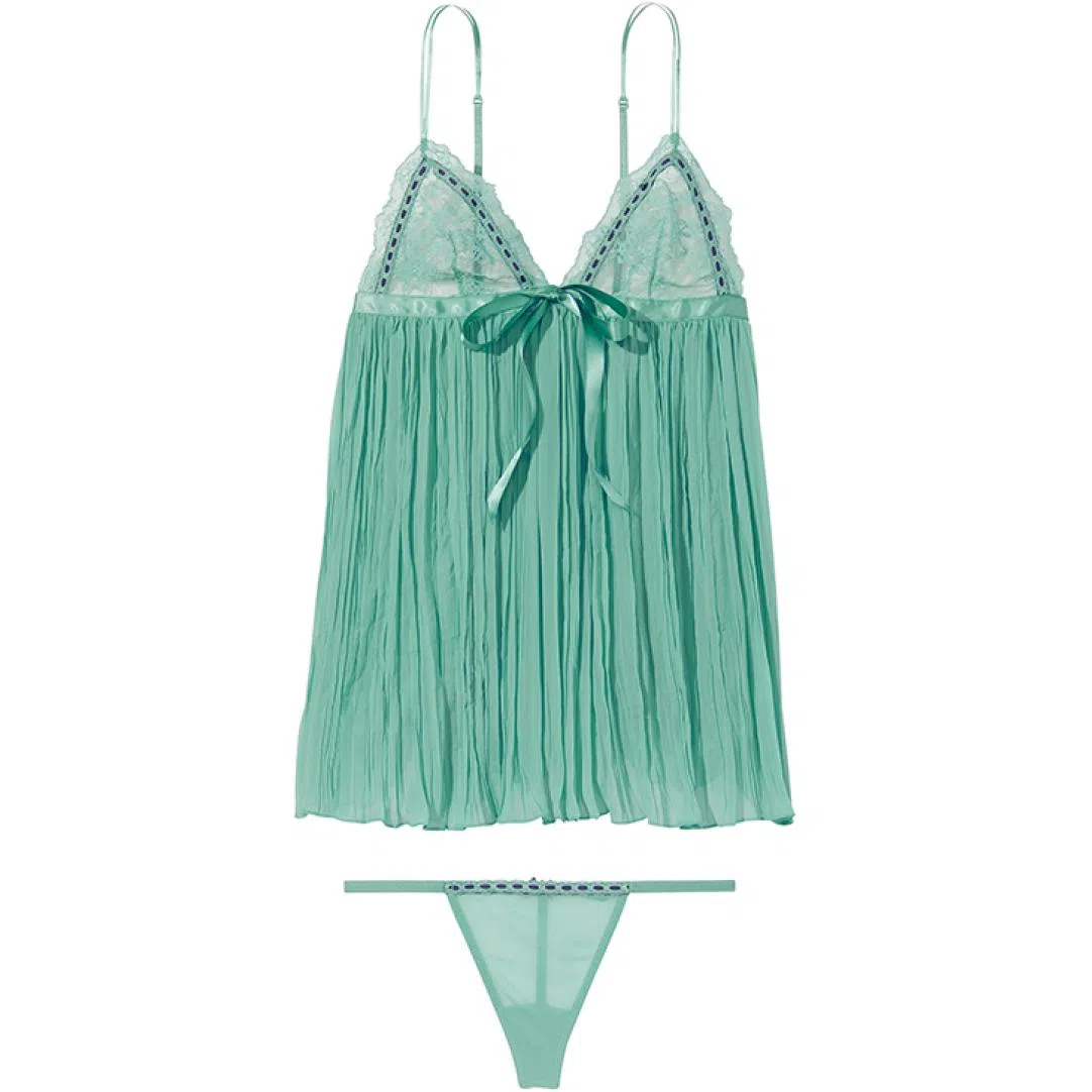 Victoria's Secret PINK Very Sexy Lace Bow Nightgown