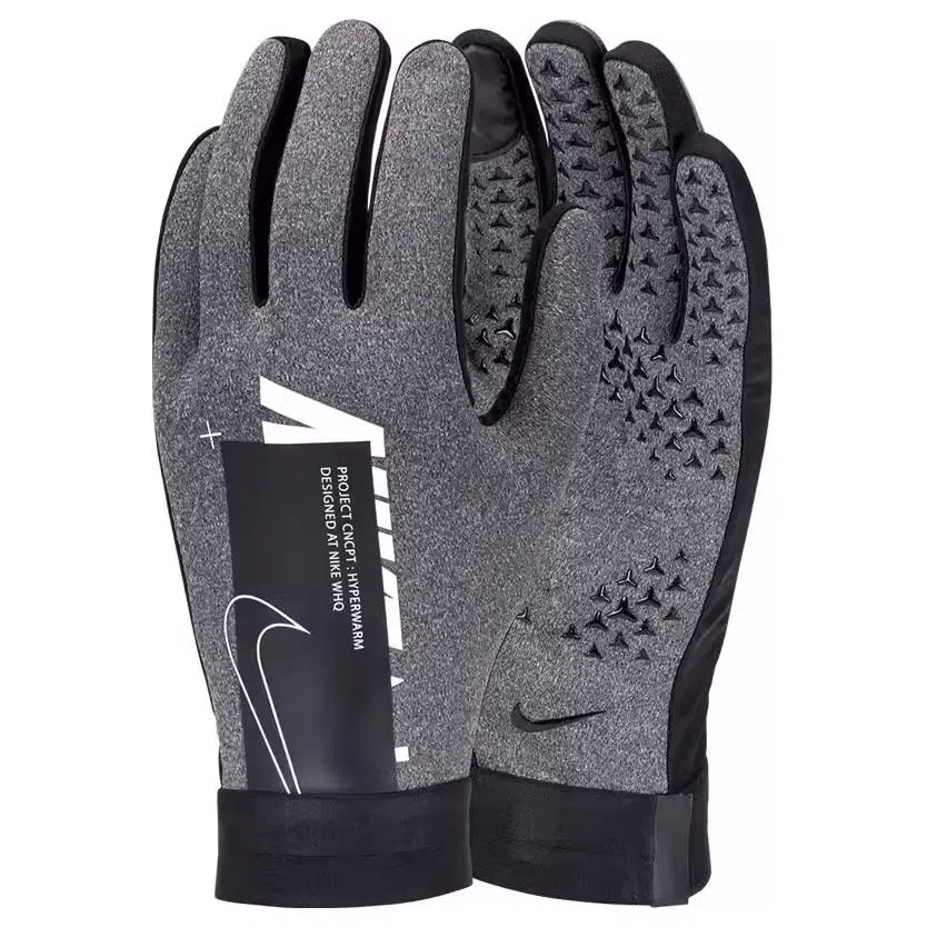 Nike Logo Sports Gloves Gray
