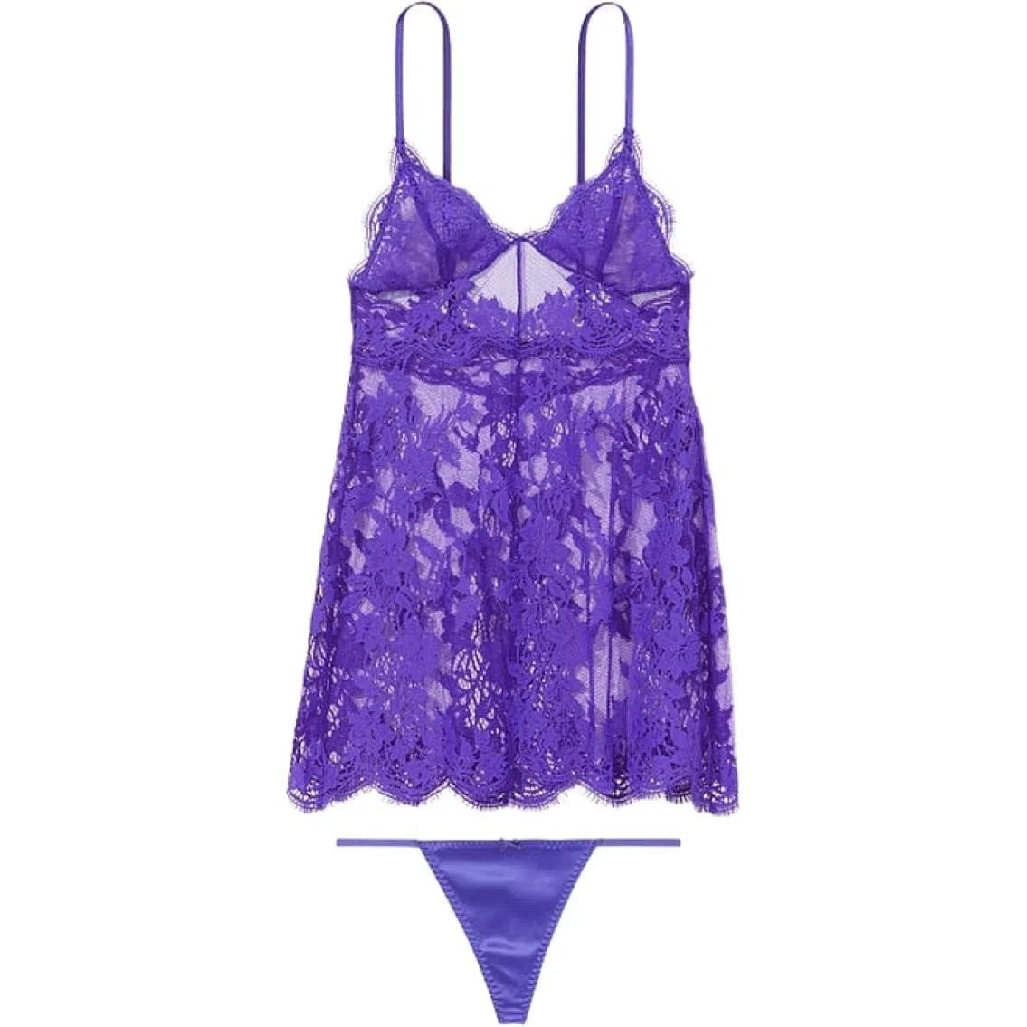 Victoria's Secret SEXY KI Floral Embroidered Lace SexySleepingDressPe