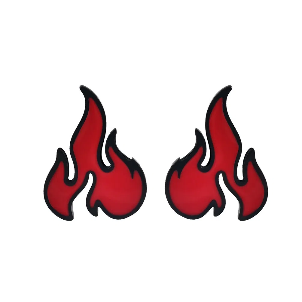 cooraree Flame Stud Earrings