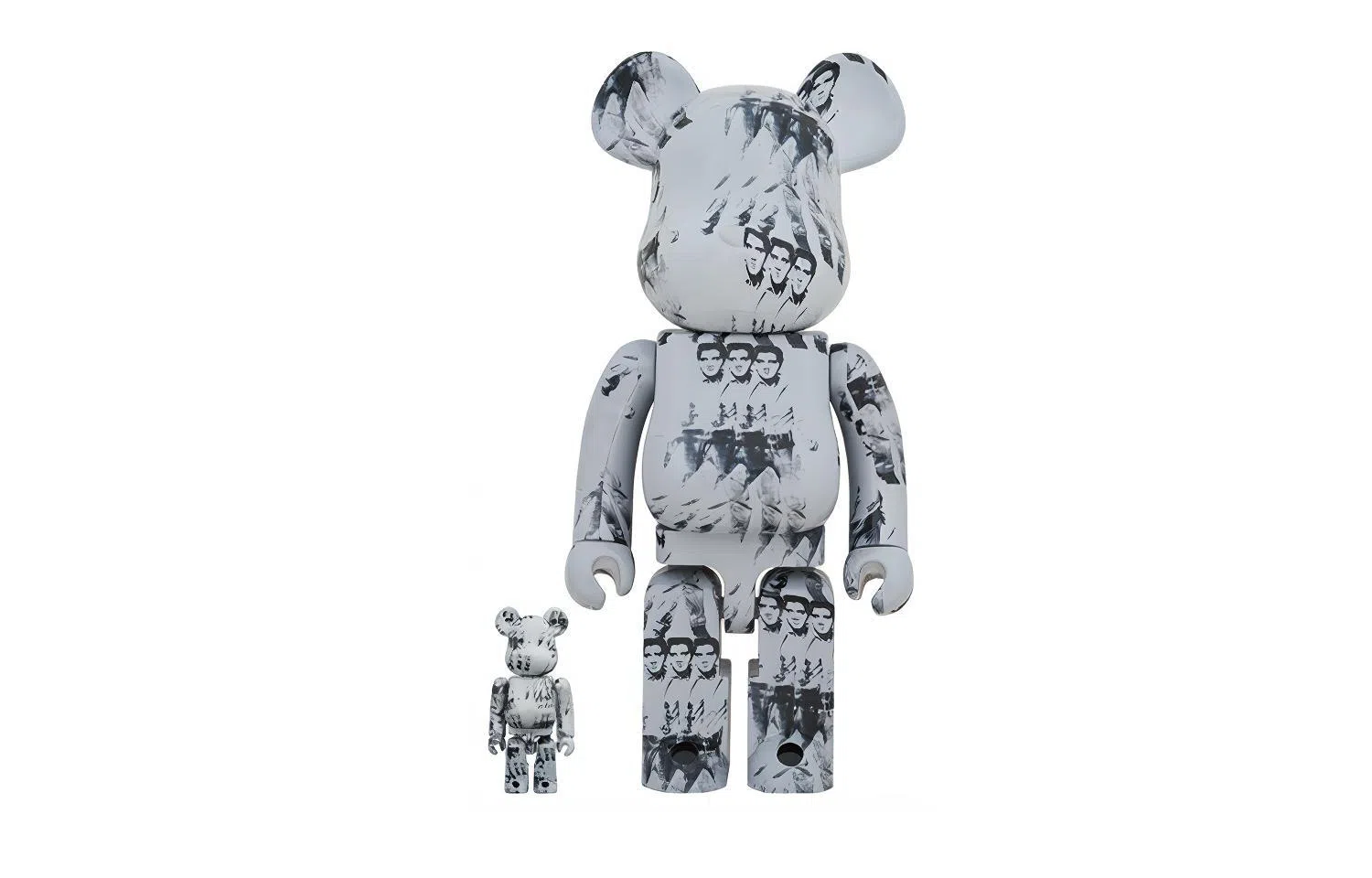 BE@RBRICK x Andy Warhol Elvis Presley