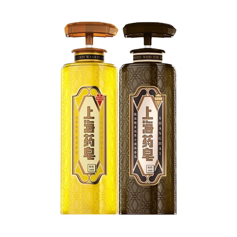 上海药皂 金银花硫磺沁凉液体香皂 抑菌除螨控油