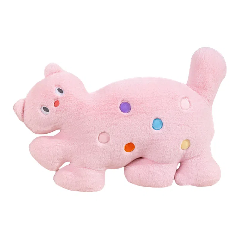 狐狸仙 可爱波点小猫咪 玩偶 毛绒公仔