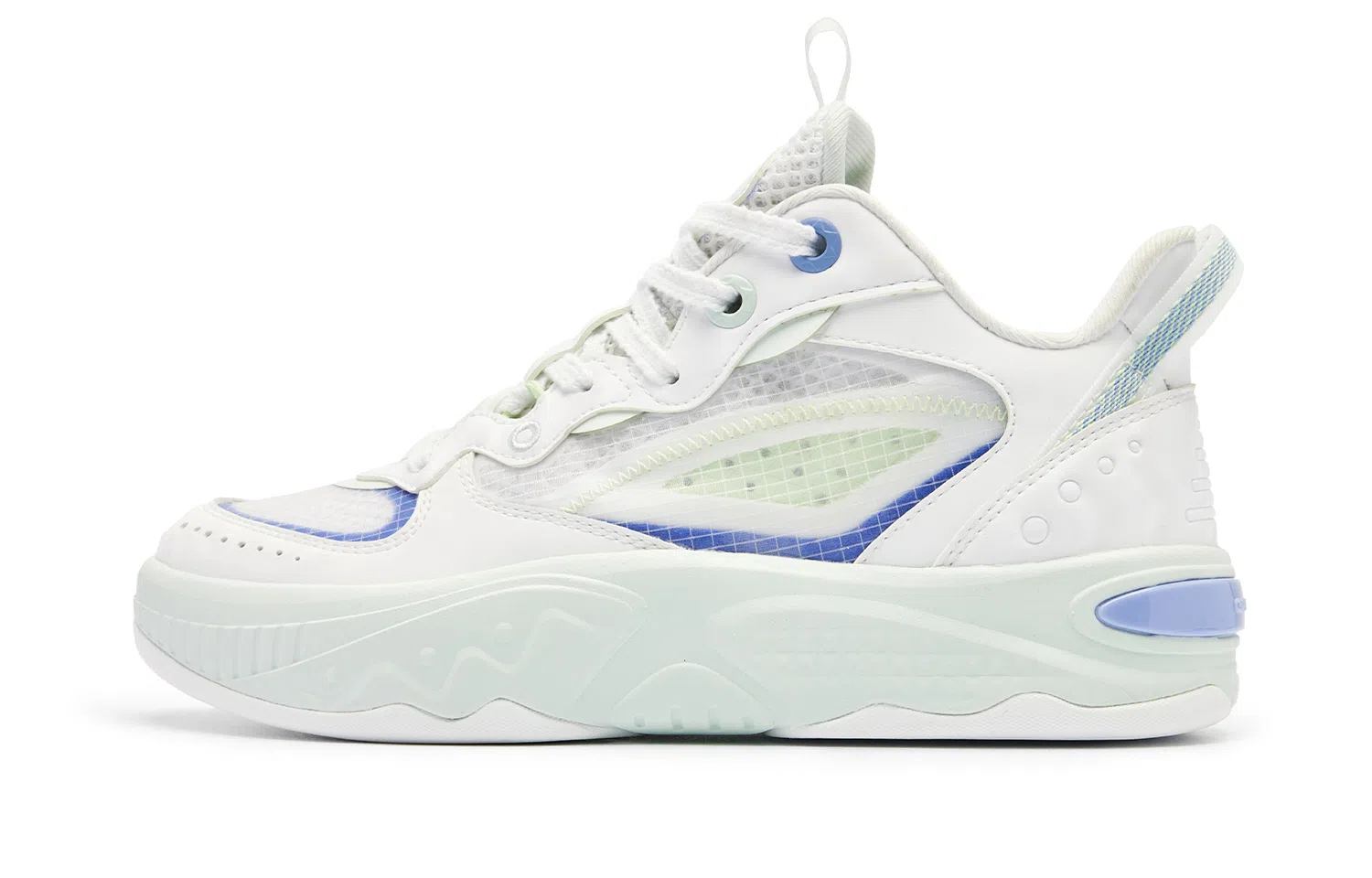 乔丹 运动舒适 减震防滑耐磨 低帮 篮球鞋 女款 乔丹白轻透绿