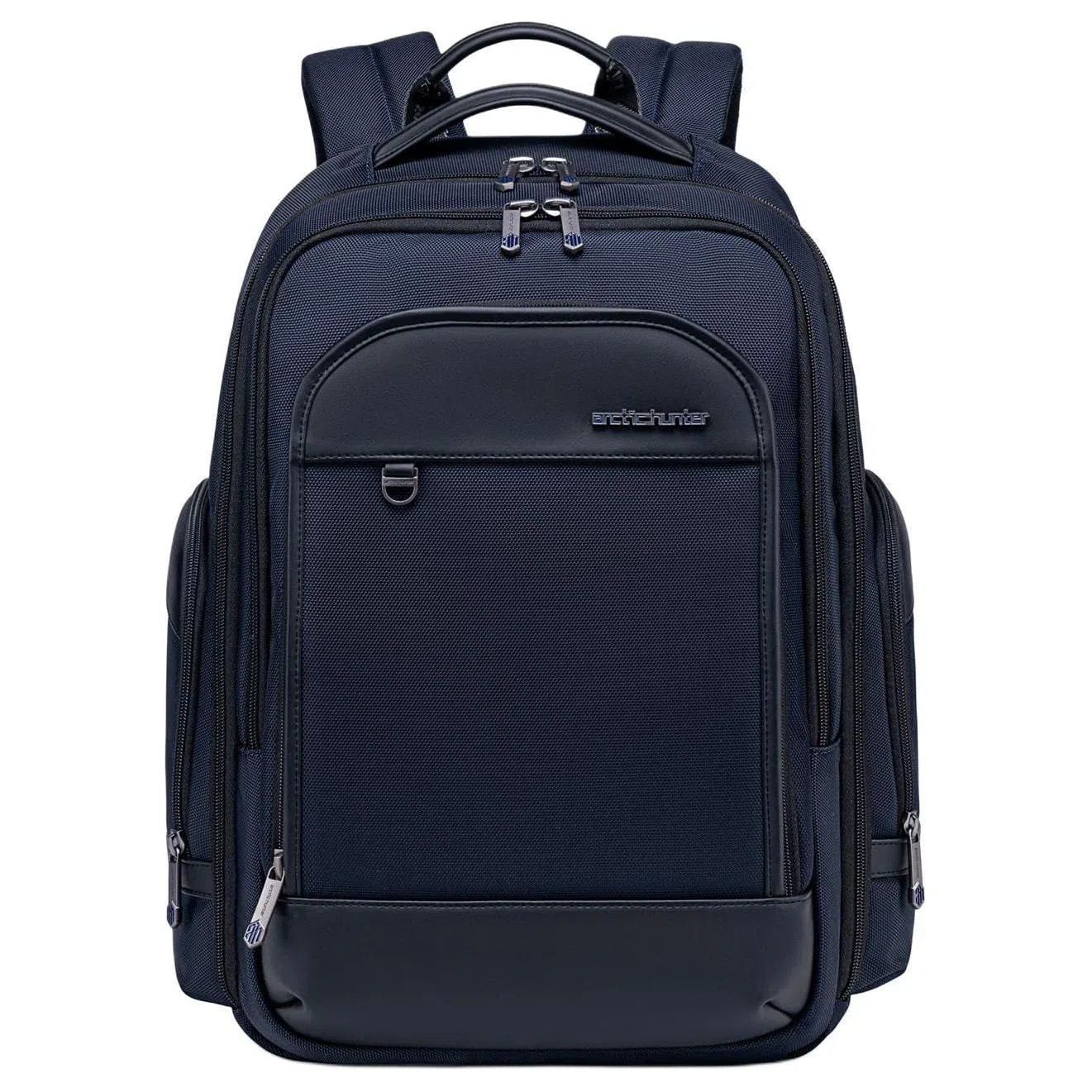 北极猎人 大容量商务多功能 涤纶 双肩包 大号 男女同款情侣款 黑色/蓝色/灰色