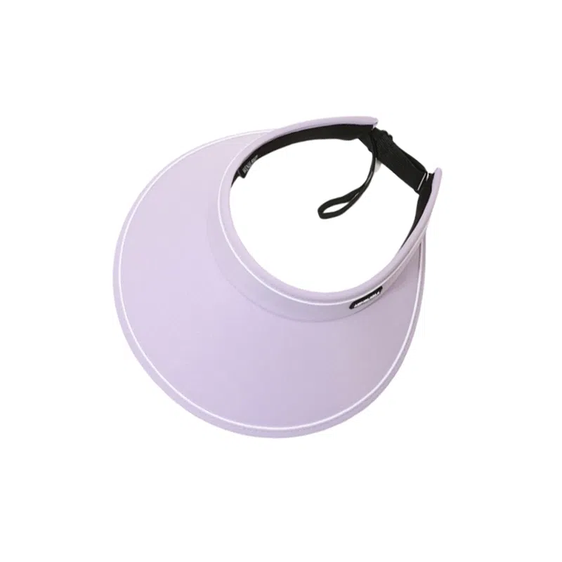 杨同学 加宽大檐 字母 空顶 可折叠 遮阳帽 骑车可带 防紫外线 发箍式 涤纶 防晒帽 男女同款情侣款