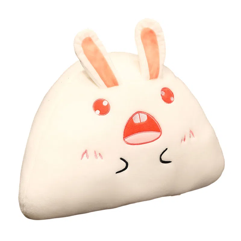 狐狸仙 卡通表情包饭团兔子 玩偶 毛绒公仔