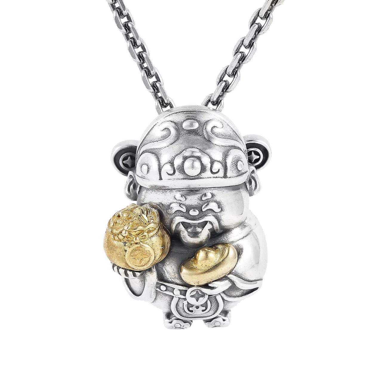 Yamagata God of Wealth Pendant S925 Silver