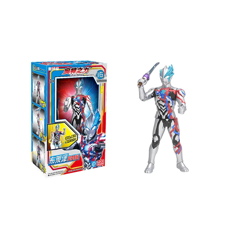 灵动创想 奥特曼 之力系列 儿童玩具 带武器可动人偶