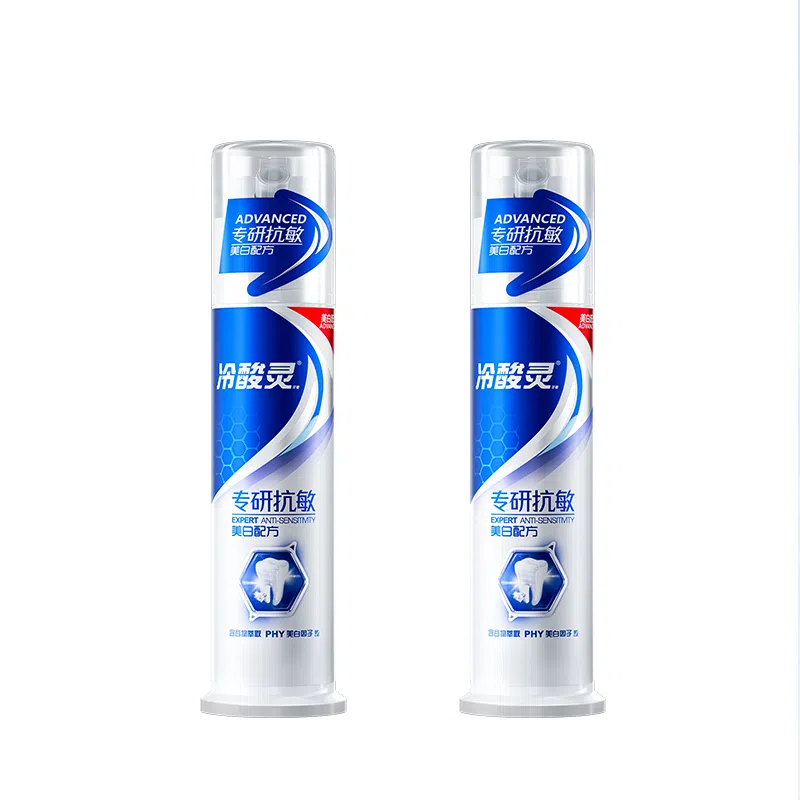 冷酸灵 专研抗敏泵式牙膏 男女通用