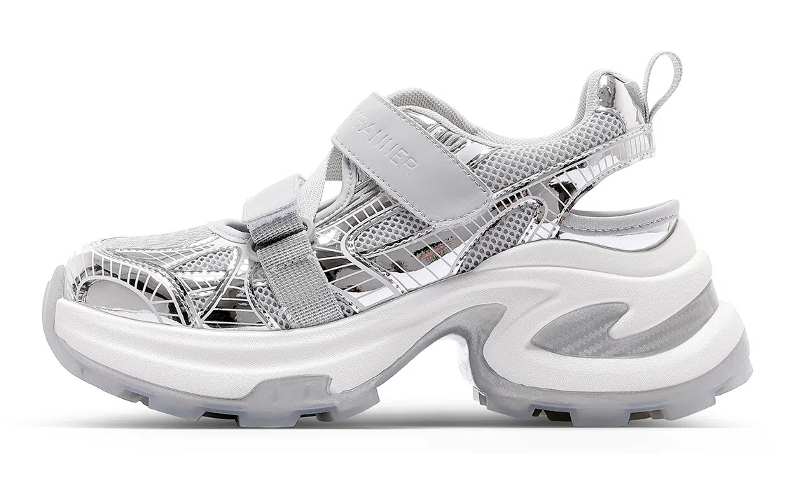 C°BANNER Silver Dad Sneakers