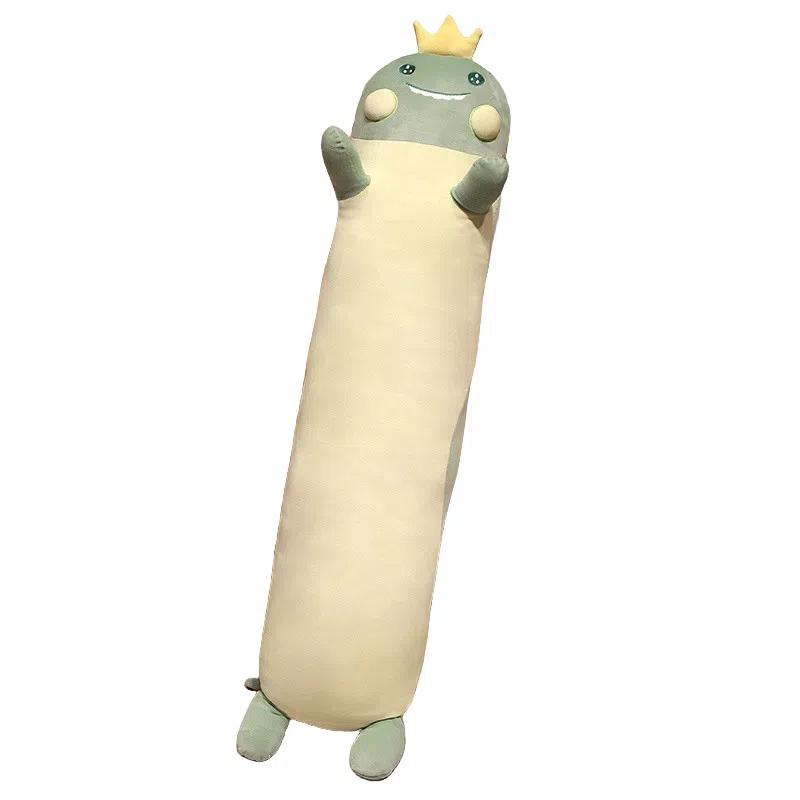 狐狸仙 卡通动物长条抱枕哈士奇 软萌猫咪 玩偶 毛绒公仔