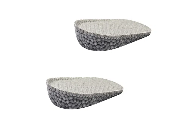 迈高乐 隐形内增高半垫软弹舒适内增高垫硅胶爆米花 鞋垫 男女同款情侣款 灰色