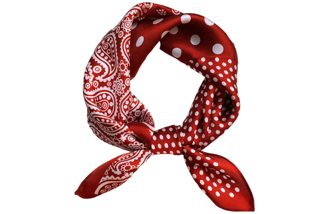 优幽兰 腰果 搭配衬衫职业装围脖子四季通用薄款高级感文艺飘带穿 丝巾 女款