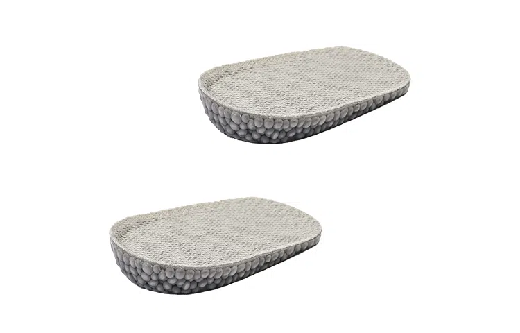 迈高乐 隐形内增高半垫软弹舒适内增高垫硅胶爆米花 鞋垫 男女同款情侣款 灰色